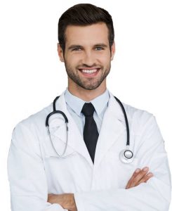 doctor with statuscope